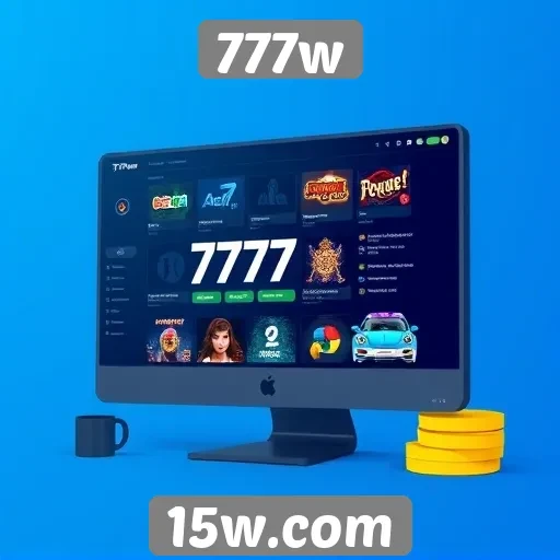 Análise da interface do usuário do site 777w